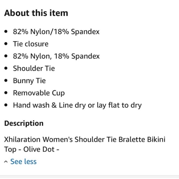 Target Olive & Cream Polka Dot Swimsuit - Picture 4 of 4